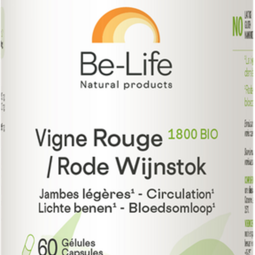 Be-life / Biolife /Belife Rode Wijnstok 1800 Be Life Bio Pot Gel 60
