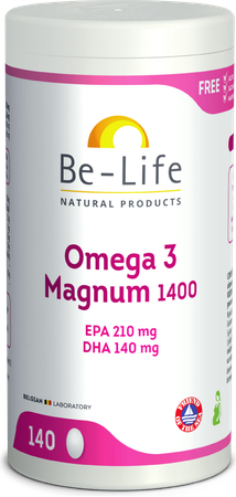 Be-life / Biolife /Belife Omega 3 Magnum 1400 Be Life Caps 140 Pf01213
