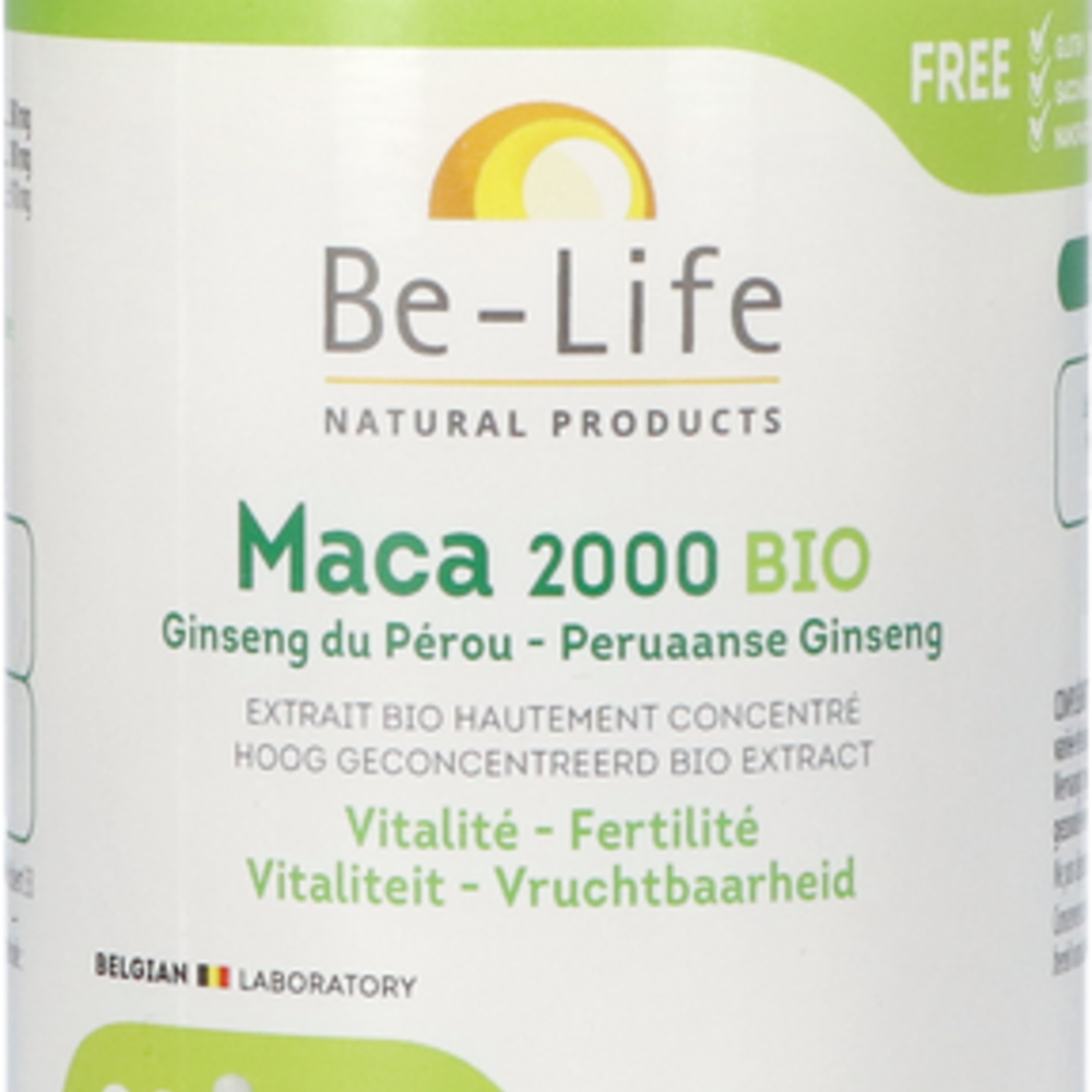 Be-life / Biolife /Belife Maca 2000 Bio Be Life Pot Caps 90