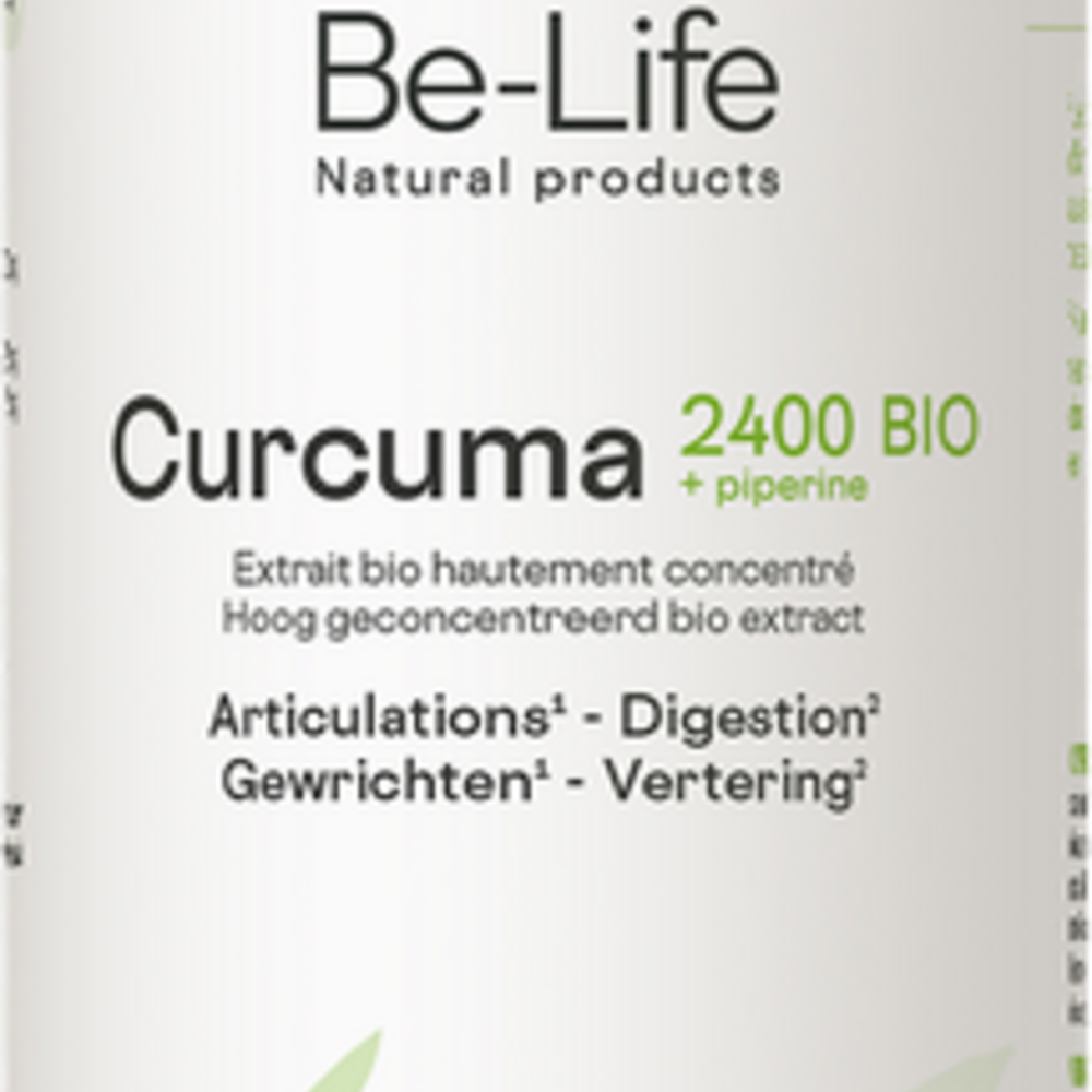 Be-life / Biolife /Belife Curcuma 2400 + Piperine Be Life Pot Caps 90
