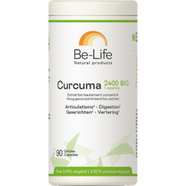 Be-life / Biolife /Belife Curcuma 2400 + Piperine Be Life Pot Caps 90