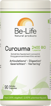 Be-life / Biolife /Belife Curcuma 2400 + Piperine Be Life Pot Caps 90