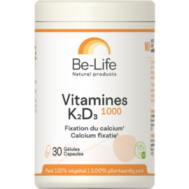 Be-life / Biolife /Belife Vitamines K2 D3 1000 Be Life Caps 30