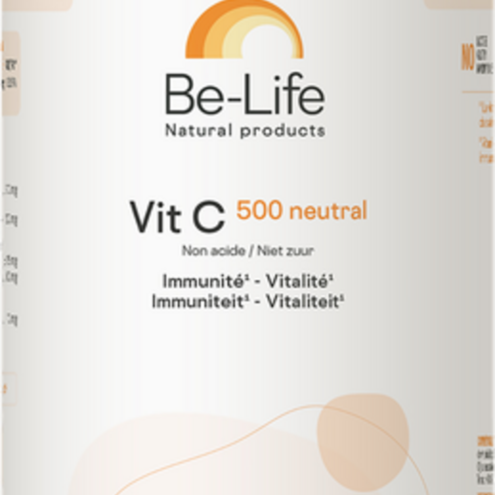 Be-life / Biolife /Belife Vit C 500 Neutral Be Life Caps180 Nf Rempl.4509352