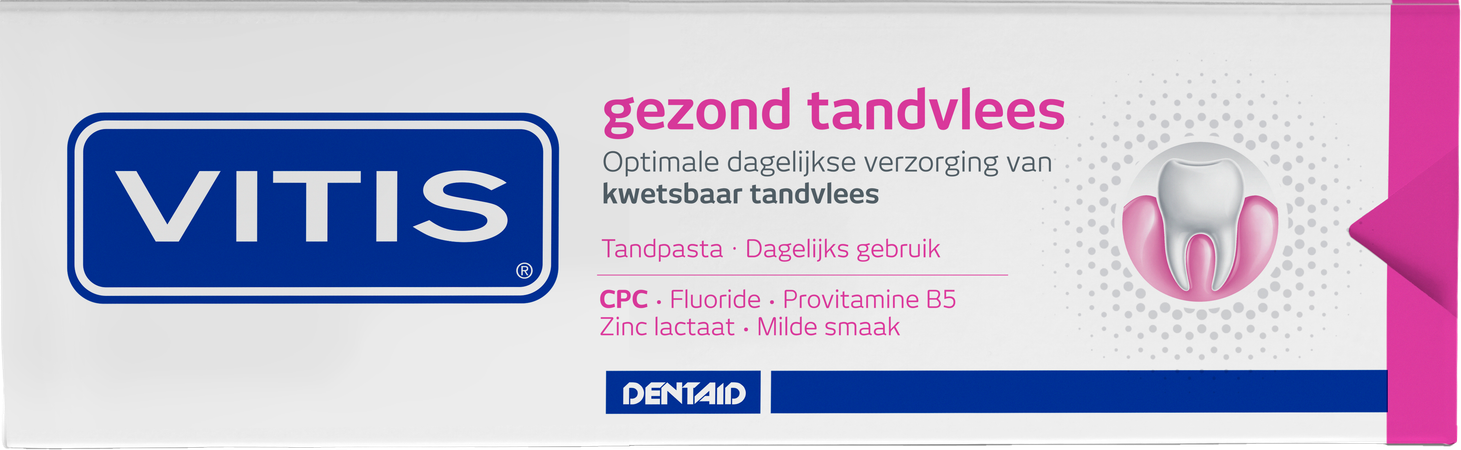 Vitis Gezond Tandvlees Tandpasta met 0,05% Cetylpyridinium Chloride (CPC) 31414