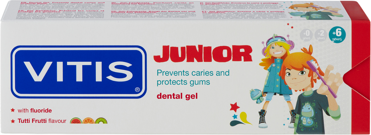 Vitis Junior Gel Dentifrice 75ml
