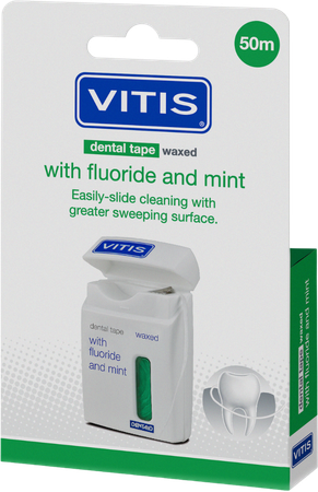 Vitis Tape Waxed Fluor Mint 50m 1502