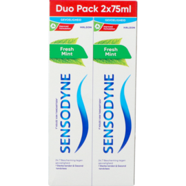 Sensodyne Fresh Mint Tandpasta Tube 2x75ml