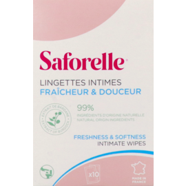 Saforelle Saforelle Lingettes Flushable 10