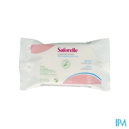 Saforelle Saforelle Lingettes Flushable Pocket 10