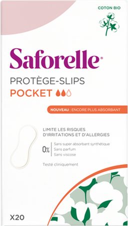 Saforelle Saforelle Coton Protect Inlegkruisjes Pocket 20
