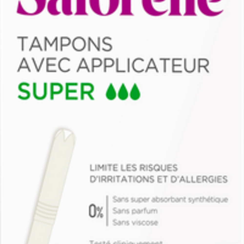 Saforelle Saforelle Coton Protect Tampons Applicat. Super 14