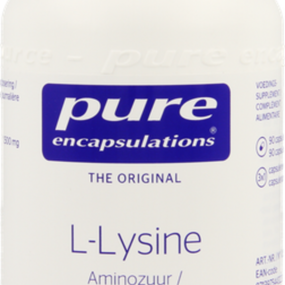 pure encapsulations Pure Encapsulations l-lysine Acide Amine Caps 90