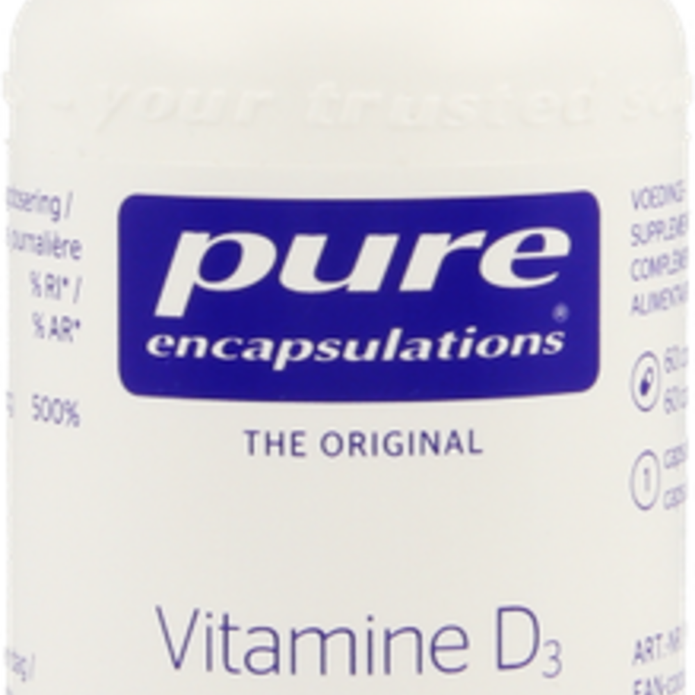 pure encapsulations Pure Encapsulations Vitamine D3 1000ui Caps 60