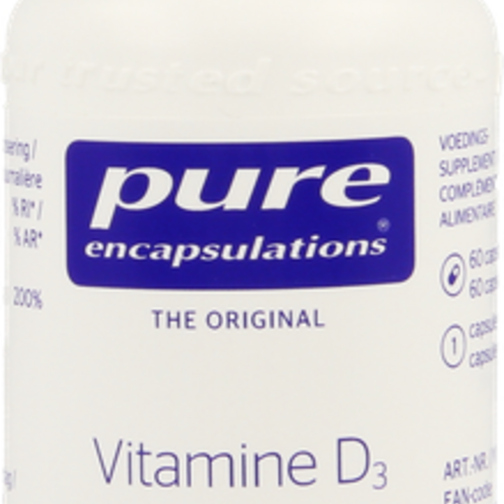 pure encapsulations Pure Encapsulations Vitamine D3 400ui Caps 60