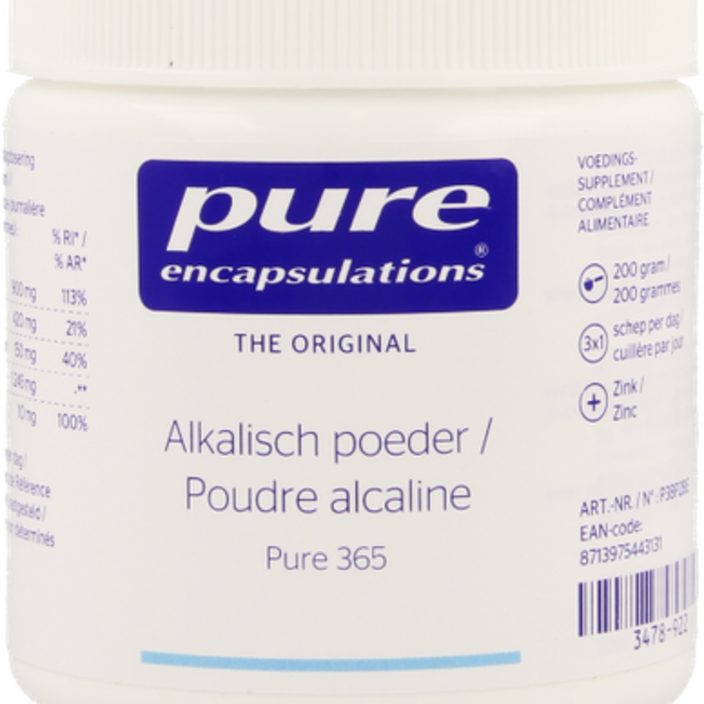 pure encapsulations Pure Encapsulations Alkalisch Poeder 200g