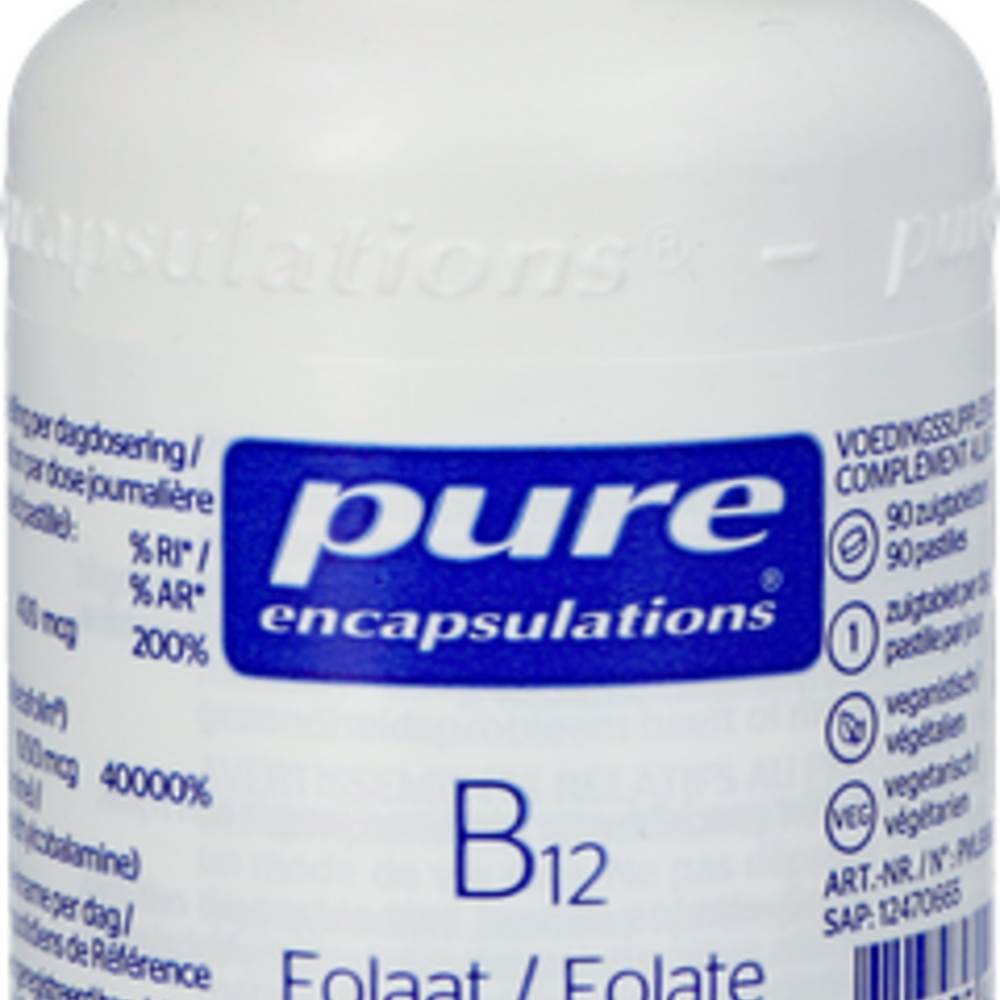 pure encapsulations Pure Encapsulations B12 Folate Pot Comp Suc. 90