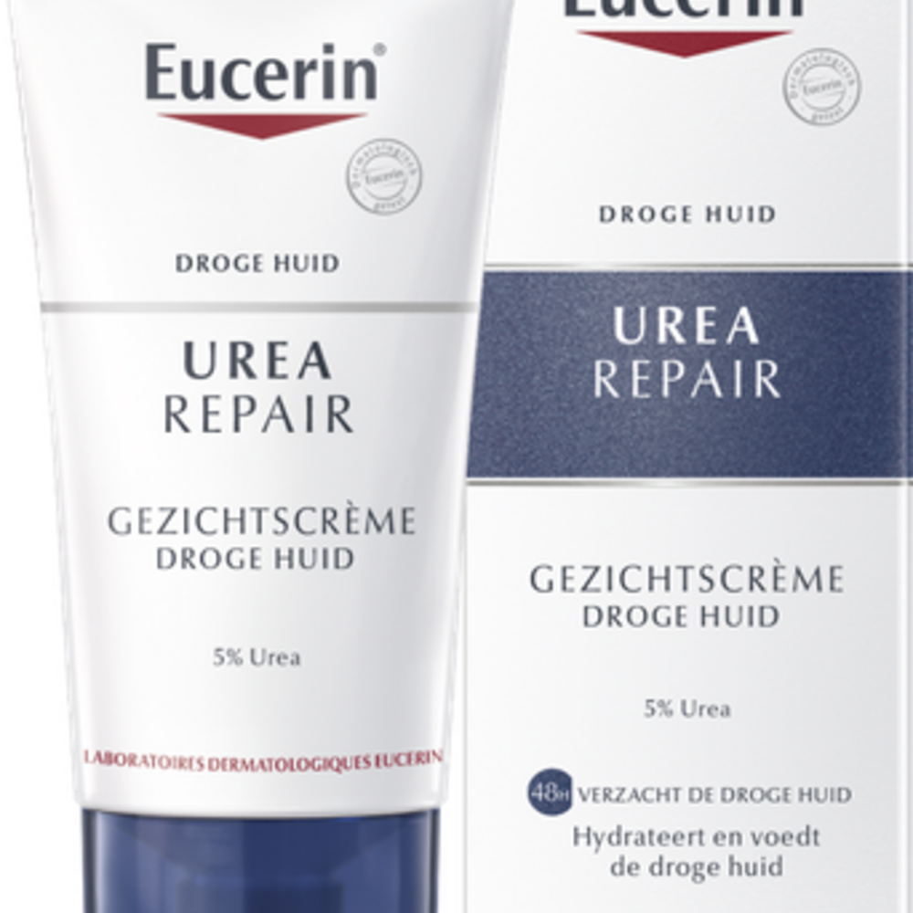 Eucerin - Beiersdorf Eucerin Droge Huid Gezichtscreme 5% Urea Tbe 50ml