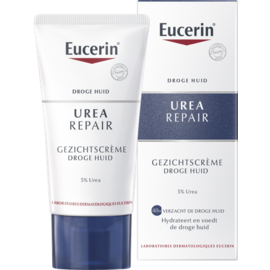 Eucerin - Beiersdorf Eucerin Droge Huid Gezichtscreme 5% Urea Tbe 50ml