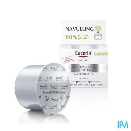 Eucerin - Beiersdorf Eucerin Hyaluron-fillerx3 Dagcreme Ip15 Navul.50ml