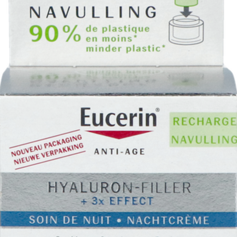 Eucerin - Beiersdorf Eucerin Hyaluron-filler X3 Soin Nuit Recharge 50ml