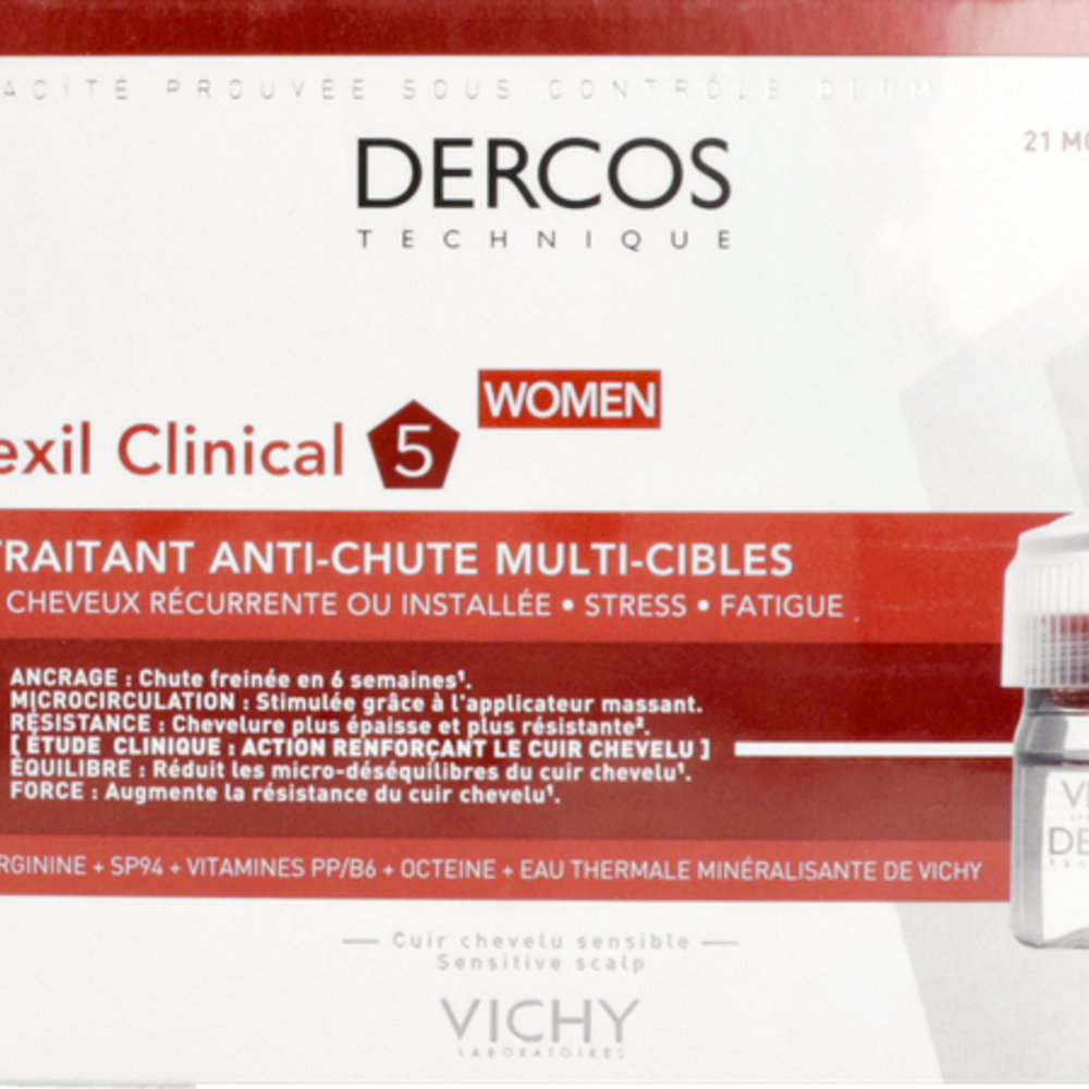 Vichy Dercos Vichy Dercos Aminexil Clinical 5 Women Amp 21x6ml