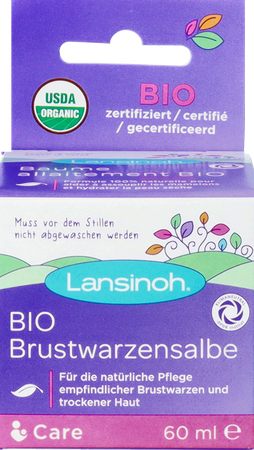 LANSINOH Lansinoh Borstvoedingsbalsem Bio 60ml