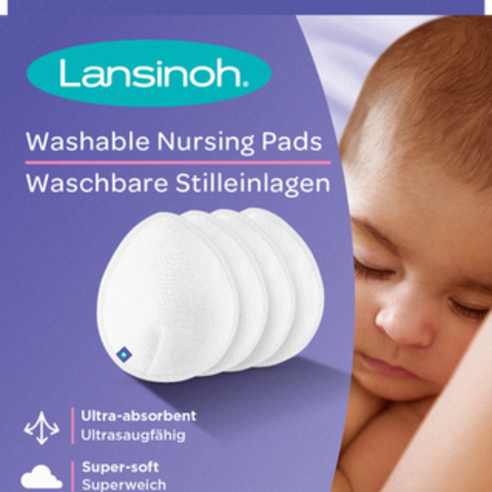 LANSINOH Lansinoh Coussinets Allaitement Lavables 4