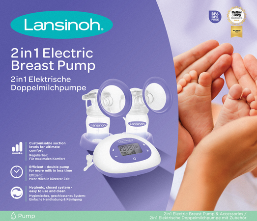 LANSINOH Lansinoh 2en1 Tire-lait Electrique Double