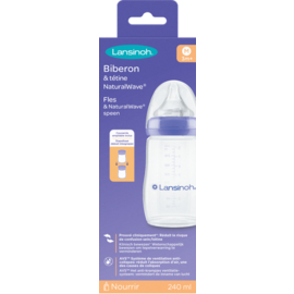 LANSINOH Lansinoh Zuigfles Natural Wave 240ml