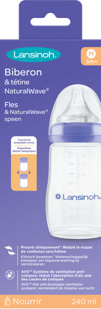 LANSINOH Lansinoh Zuigfles Natural Wave 240ml