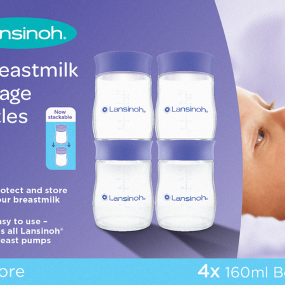 LANSINOH Lansinoh Allaitement Pot Conservation Lait 3x160ml