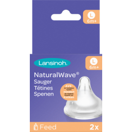 LANSINOH Lansinoh Natural Wave Tetine Fast 2