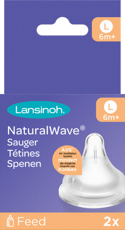 LANSINOH Lansinoh Natural Wave Tetine Fast 2