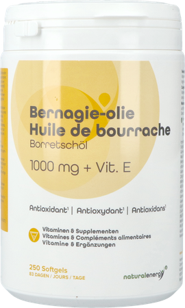 Natural Energy Huile Bourrache Natural Energy Caps 250