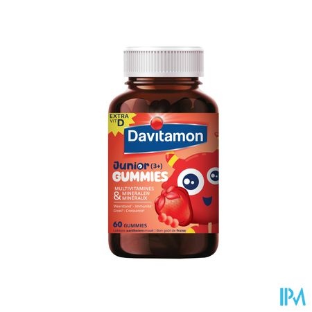 DAVITAMON Davitamon Junior Gummies Fraise 60