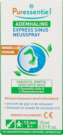 Puressentiel Respi Sinus Expres.spray Nas.bio 15ml