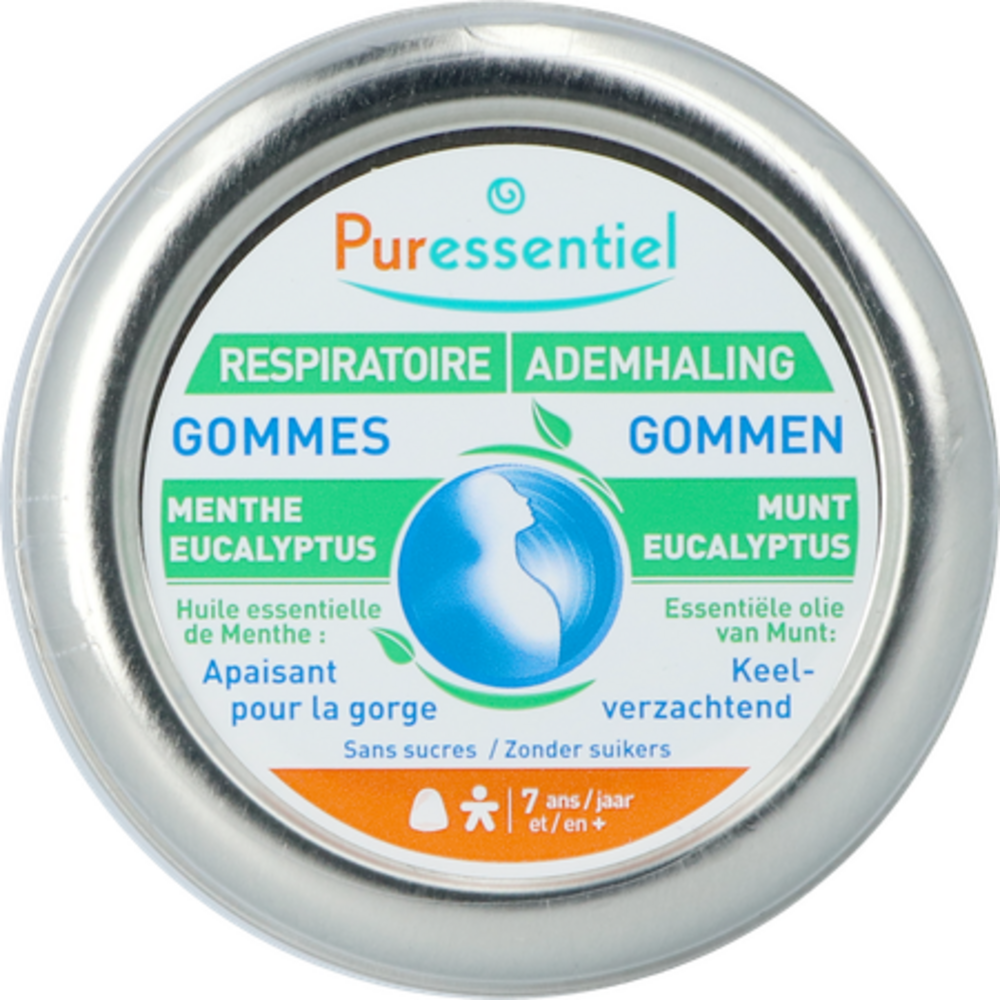 Puressentiel Ademhaling Gommen Keel Eucalypt. 24