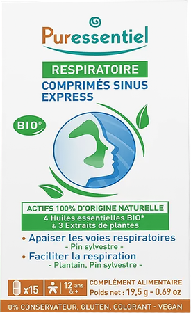 Puressentiel Respiratoire Sinus Express Comp 15
