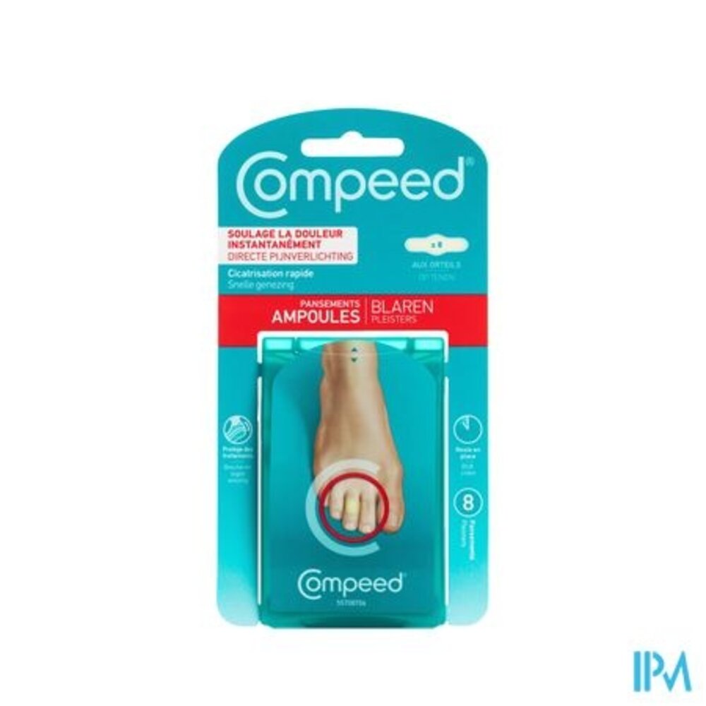 Compeed Ampoules Aux Orteils Pans Extra Petit 8