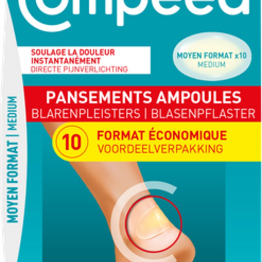 Compeed Blarenpleisters Medium Voordeelverpak. 10
