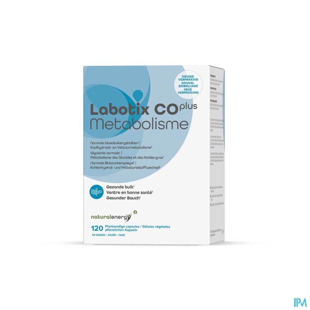 Natural Energy Natural Energy - Labotix Co Pl Metabolisme 120 Cap