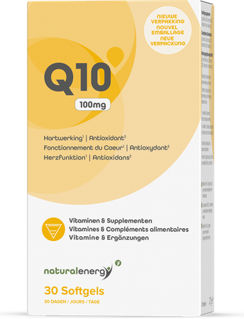 Natural Energy Q10 Energy 100mg Natural Energy Caps 30