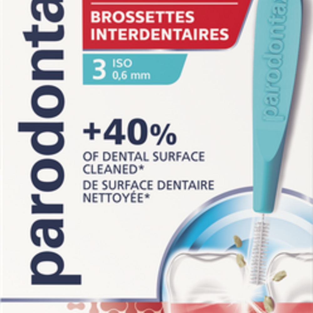 Parodontax Interdental Brushes 0,6mm 6