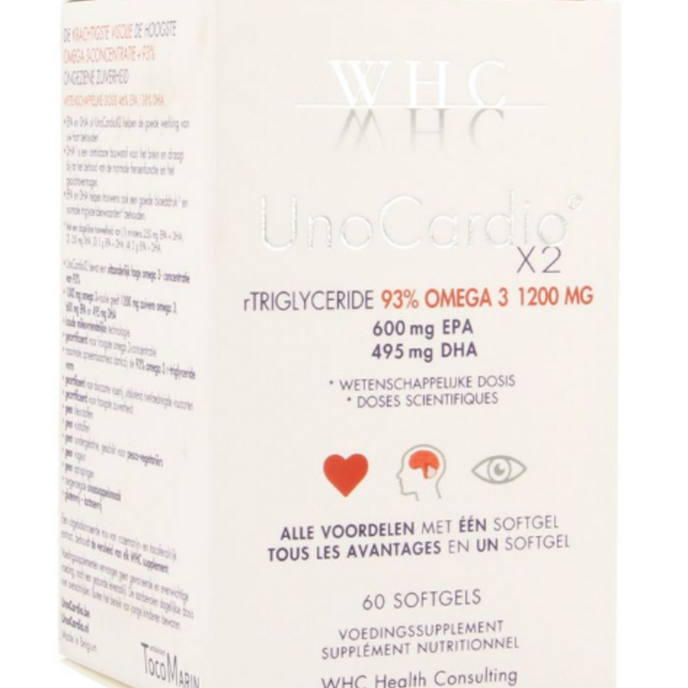 whc UnoCardio X2 Softgels 60