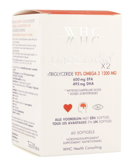 whc Unocardio X2 Softgels 60