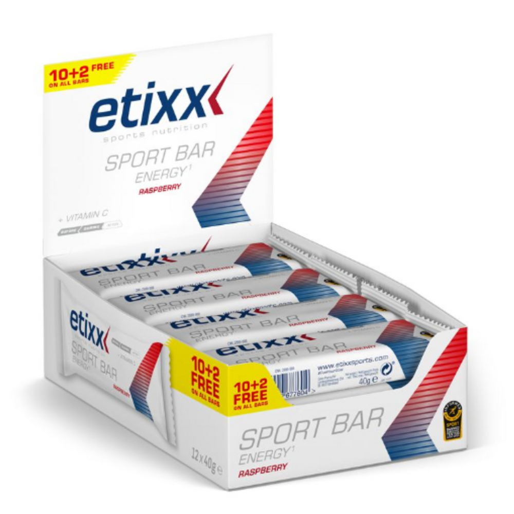 ETIXX ETIXX ENERGY SPORTBAR RED FRUITS 12 ST