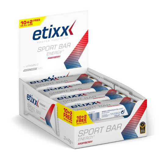 ETIXX ETIXX ENERGY SPORTBAR RED FRUITS 12 ST