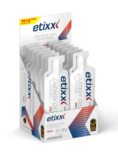 ETIXX Etixx Nutritional Energy Gel Cola 12x38g