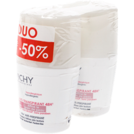 VICHY Vichy Deo A/haargroei Roller 48h Duo 2x50ml